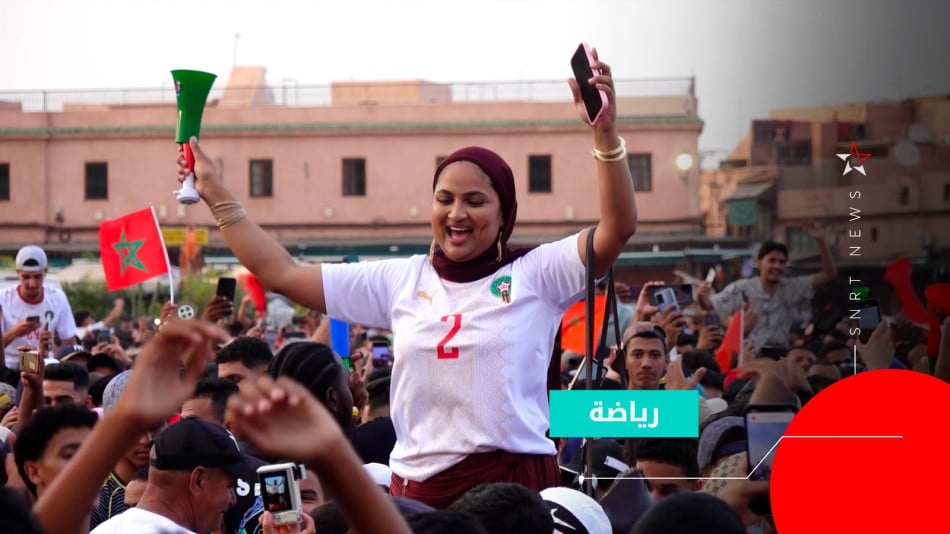 الجماهير المغربية في مراكش 