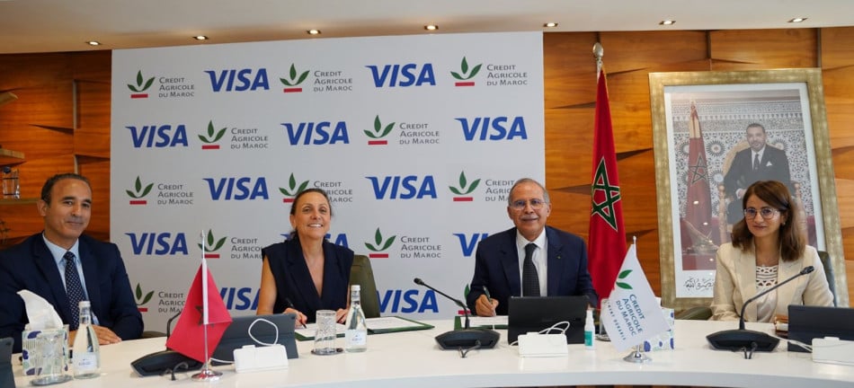 Le Crédit Agricole du Maroc et Visa s'allient pour accélérer la digitalisation des paiements