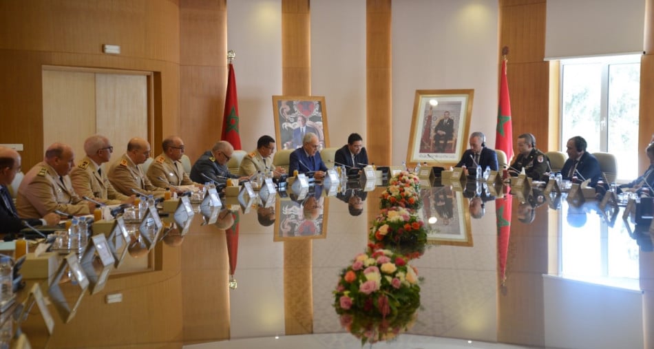 تنفيذا للتعليمات السامية لجلالة الملك، بوريطة ولوديي يستقبلان بالرباط الممثل السامي لمجلس السلام في غزة