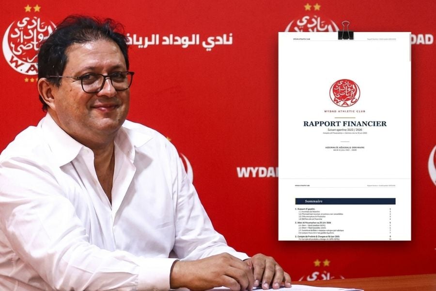 التقرير المالي للوداد يثير الجدل.. عجز بالملايين وغياب معطيات صفقتي زياش وأمرابط 