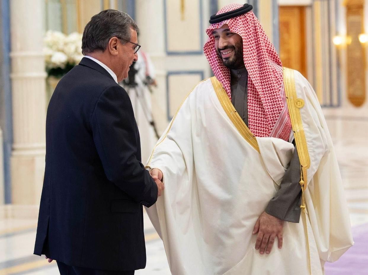 أخنوش ومحمد بن سلمان