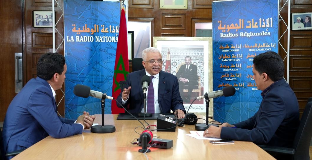 حوار مع الصحافة الإذاعة الوطنية 