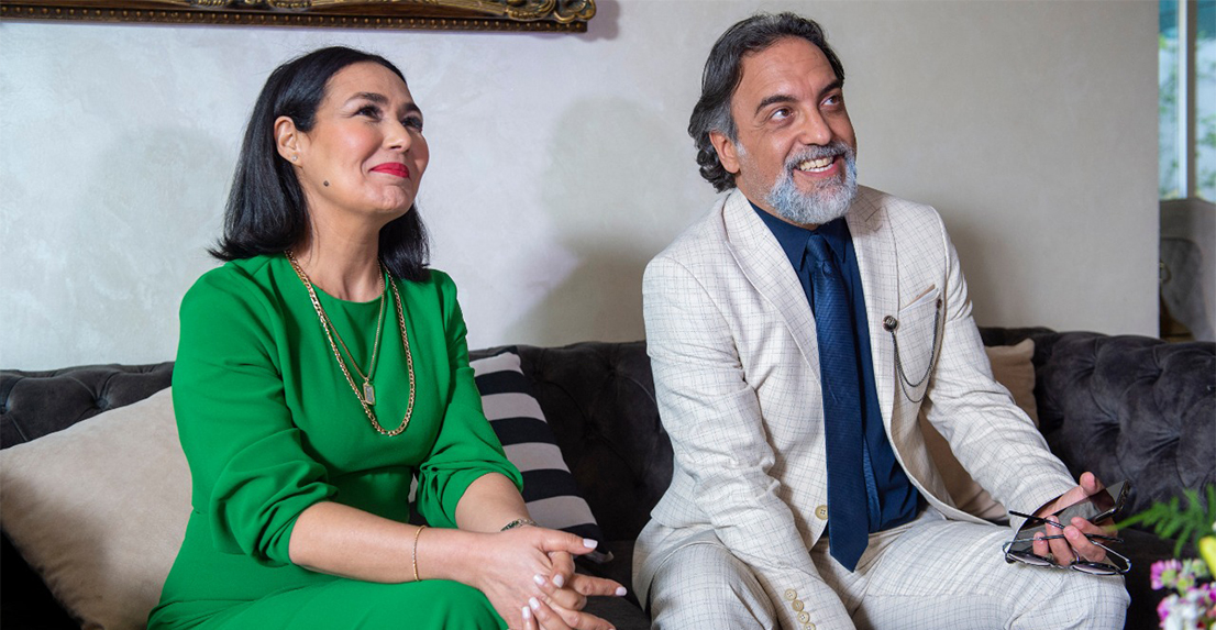 الممثل عزيز حطاب في مسلسل "بنات العساس" 