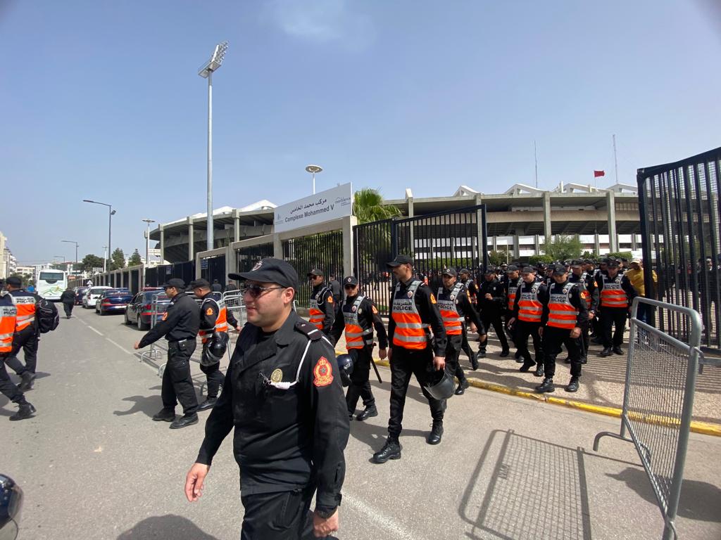 الاستعدادات الأمنية لتدبير مباراة الديربي البيضاوي / رزقو