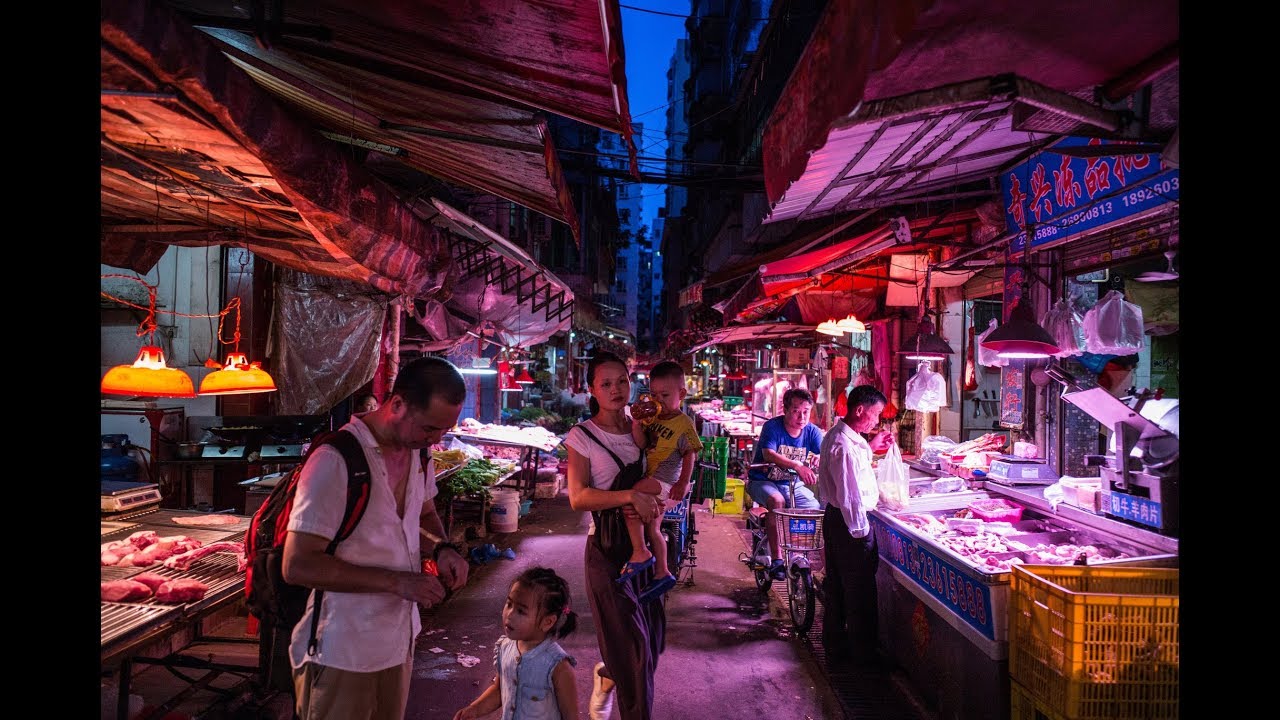 Le marché humide de Wuhan