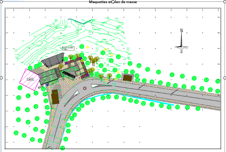 Maquettes et plan de masse
