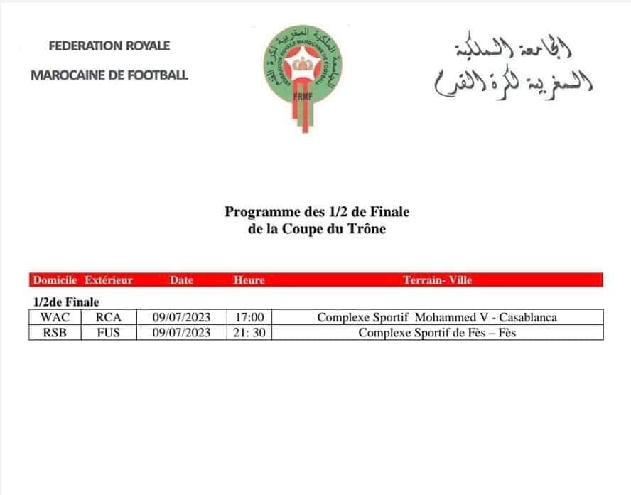 Coupe du trône