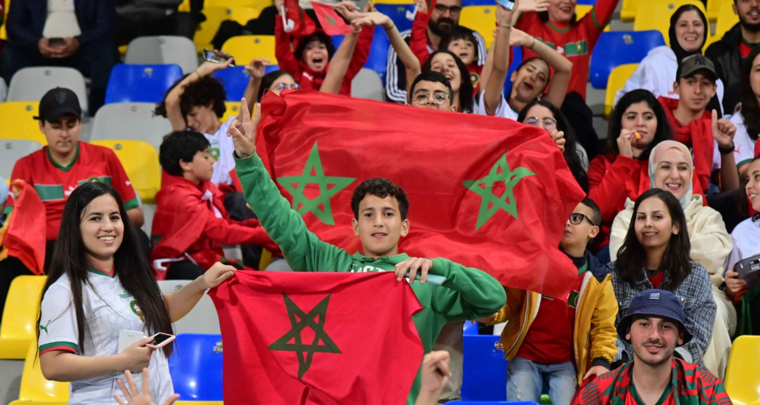 الجمهور المغربي في مباراة المغرب والبرازيل    تصوير/ رزقو عبد المجيد