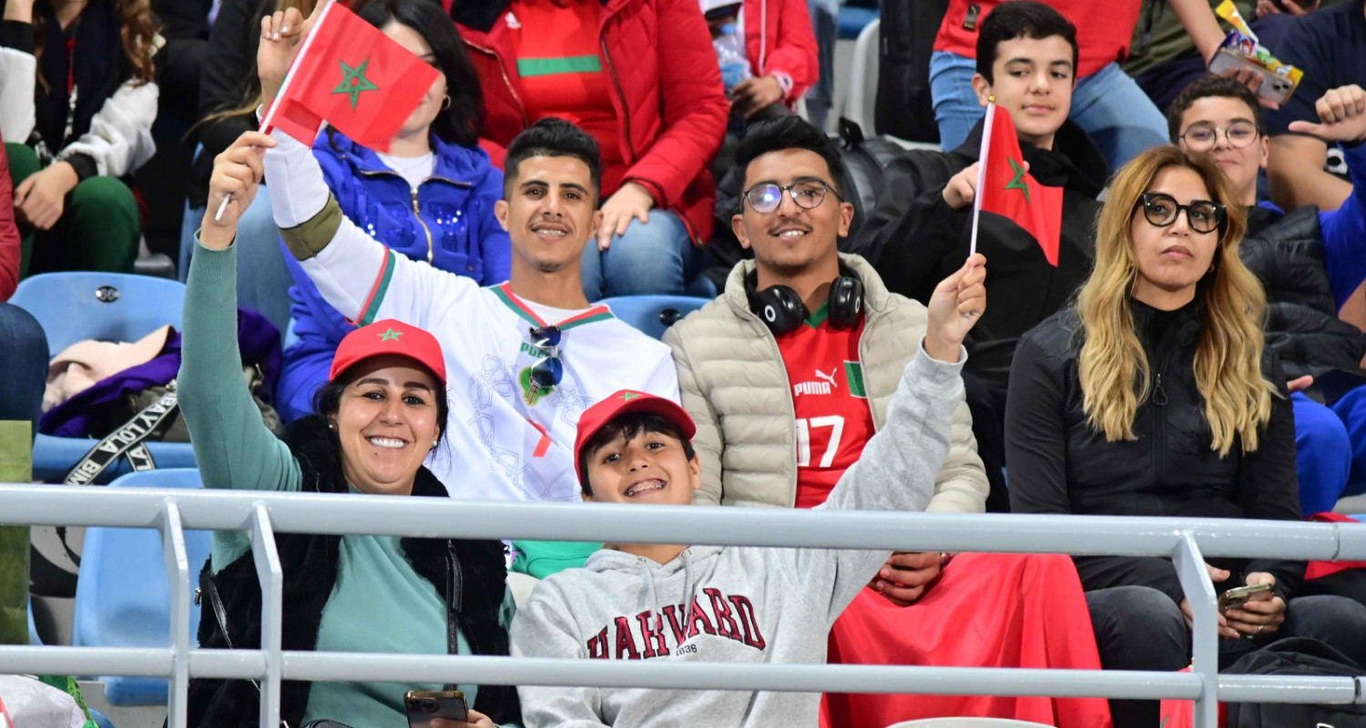 الجمهور المغربي في مباراة المغرب والبرازيل    تصوير/ رزقو عبد المجيد