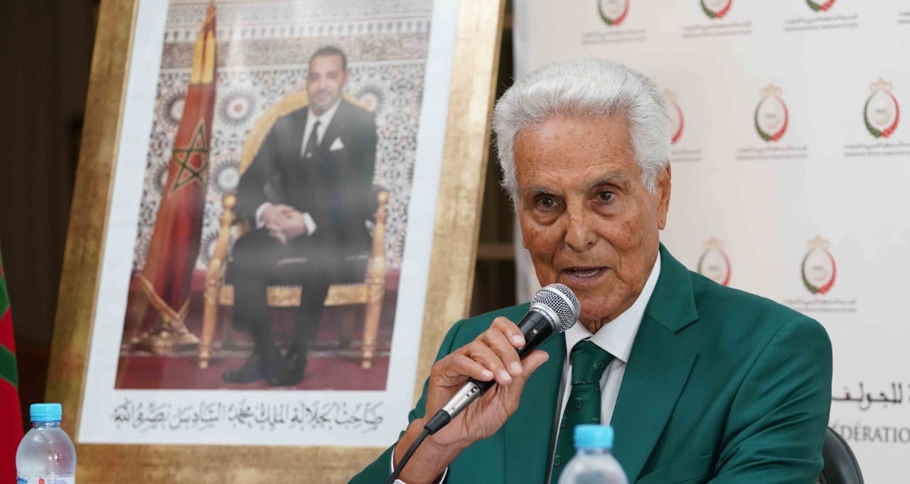 من الندوة الصحفية احتفاء بأبطال الغولف المغاربة      تصوير/ رزقو عبد المجيد     