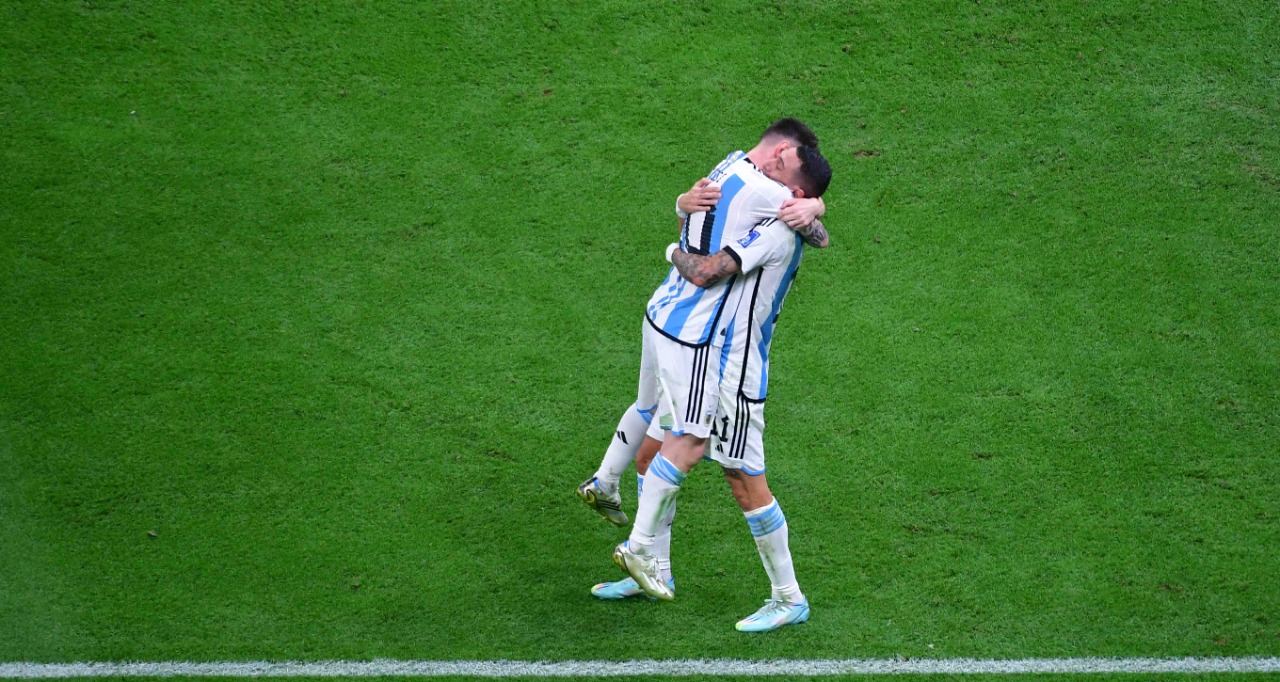 من مباراة نهائي كأس العالم 2022   تصوير/ رزقو عبد المجيد