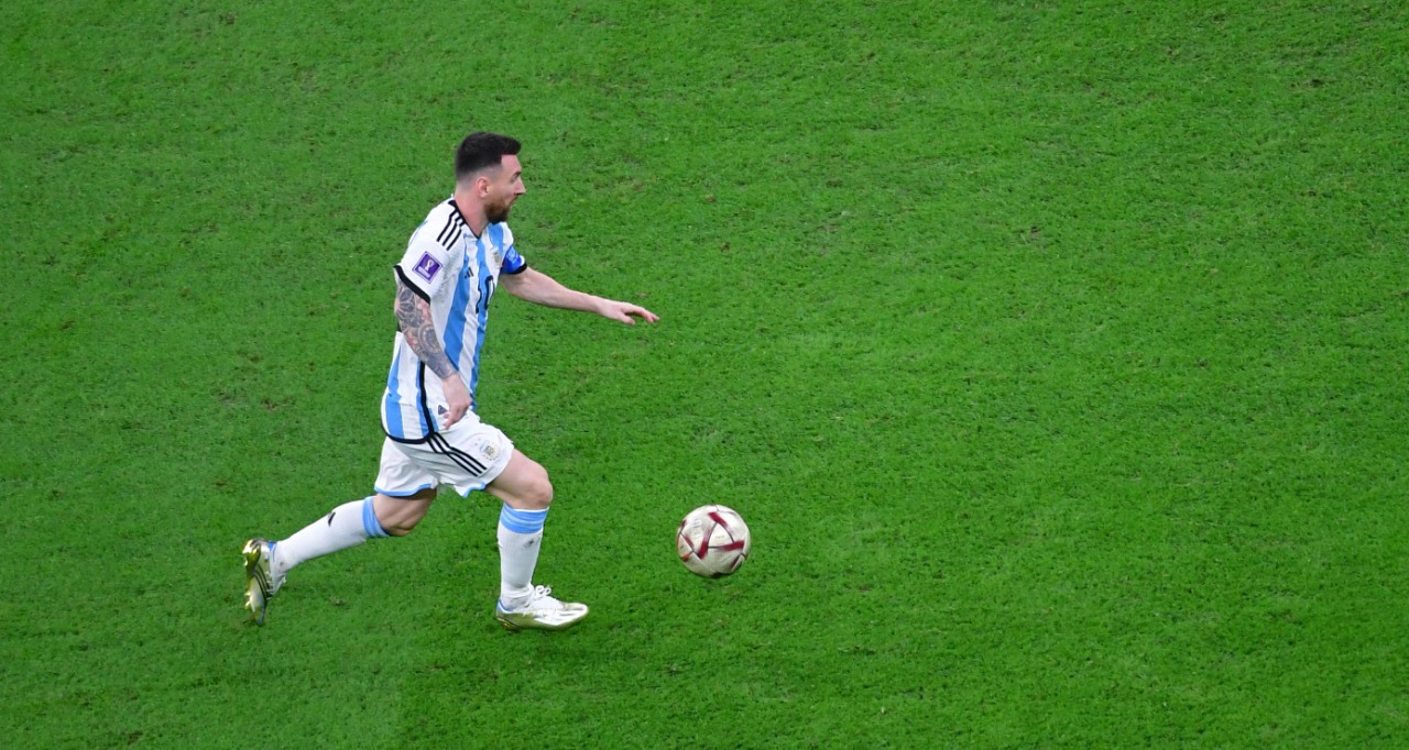 من مباراة نهائي كأس العالم 2022   تصوير/ رزقو عبد المجيد