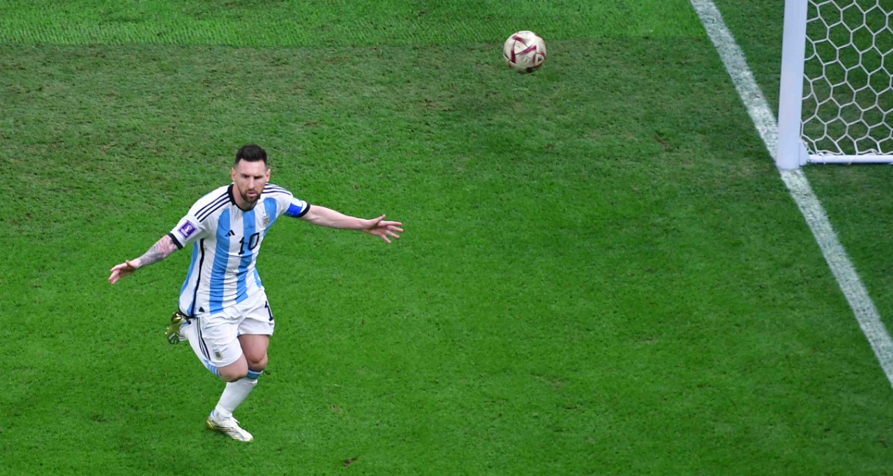 من مباراة نهائي كأس العالم 2022   تصوير/ رزقو عبد المجيد