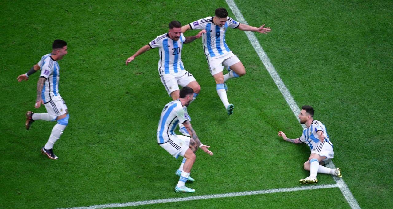 من مباراة نهائي كأس العالم 2022   تصوير/ رزقو عبد المجيد