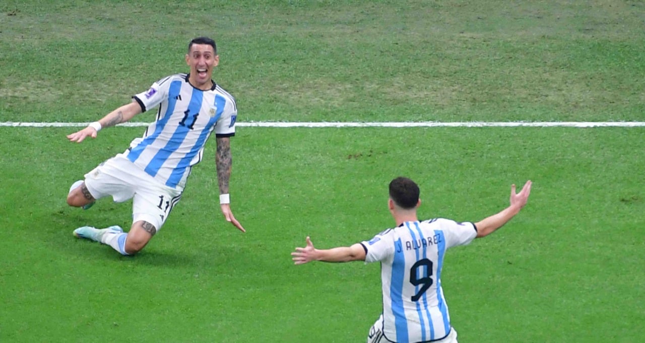 من مباراة نهائي كأس العالم 2022   تصوير/ رزقو عبد المجيد