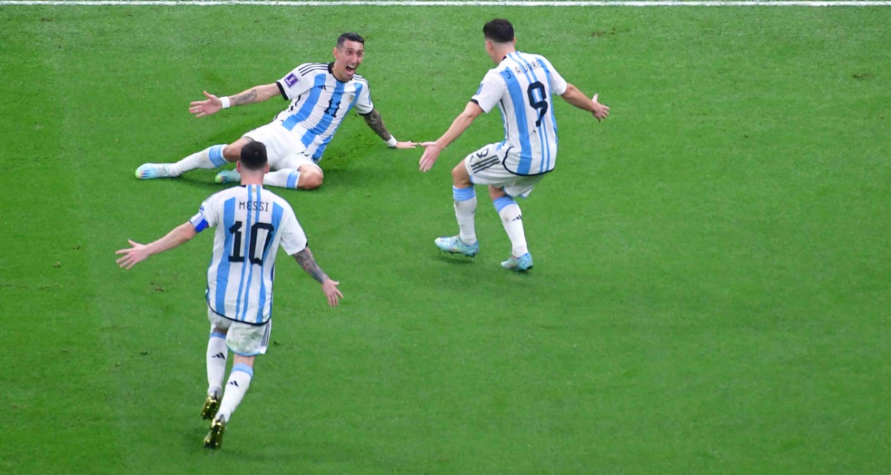 من مباراة نهائي كأس العالم 2022   تصوير/ رزقو عبد المجيد