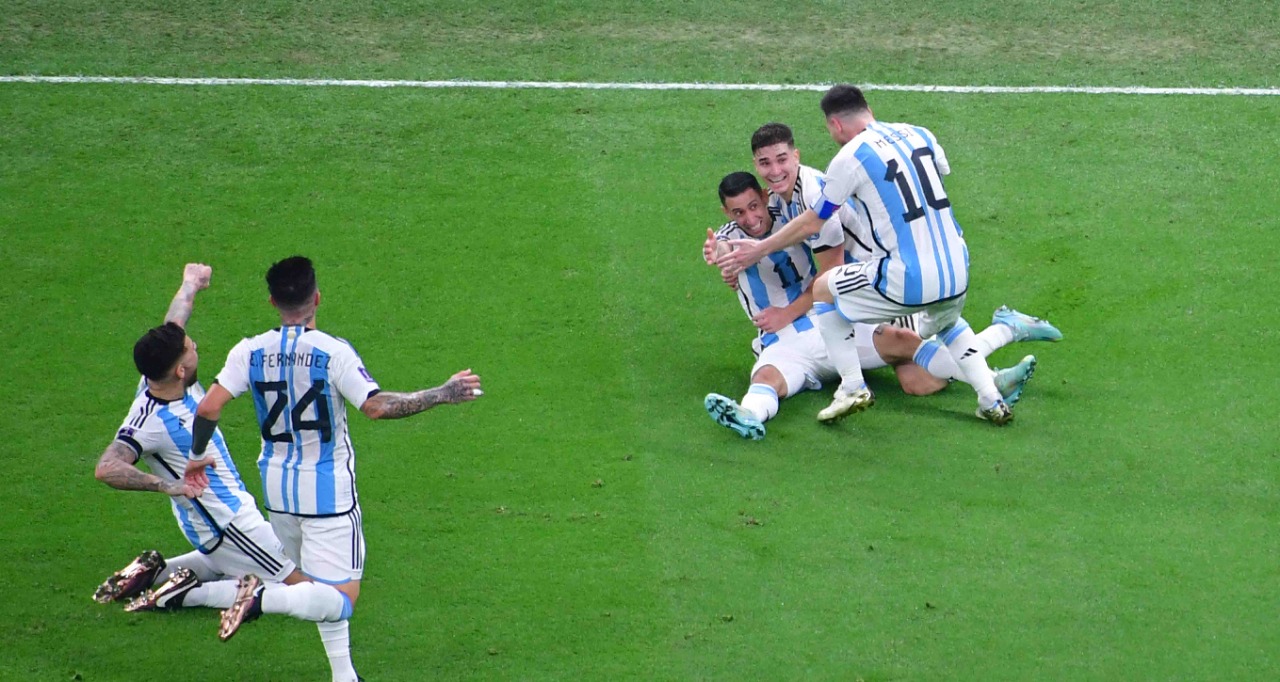 من مباراة نهائي كأس العالم 2022   تصوير/ رزقو عبد المجيد