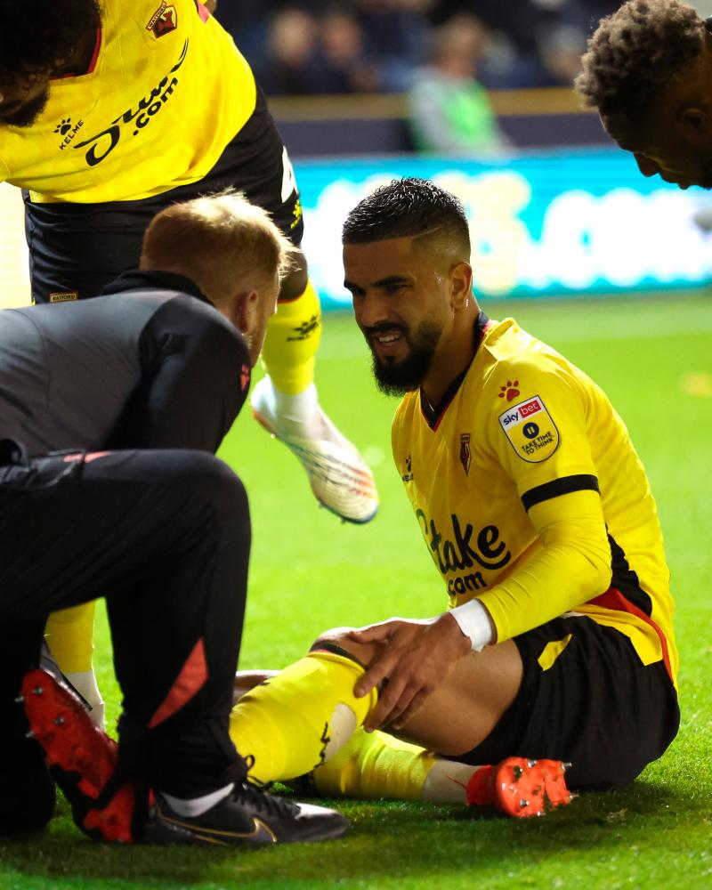 خلال مباراة فريقه أمام مضيفه ميلوول، مساء الأربعاء 20 أكتوبر 2022،