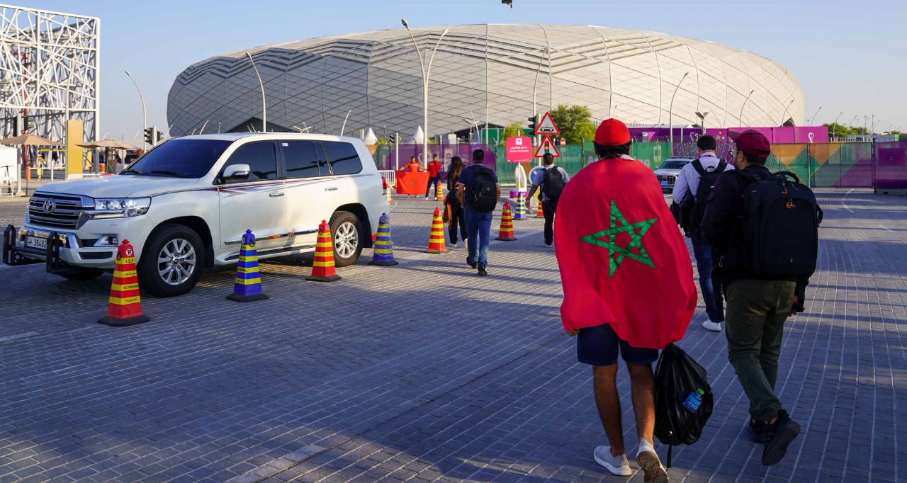 من أنصار المنتخب الوطني المغربي    تصوير/ رزقو عبد المجيد