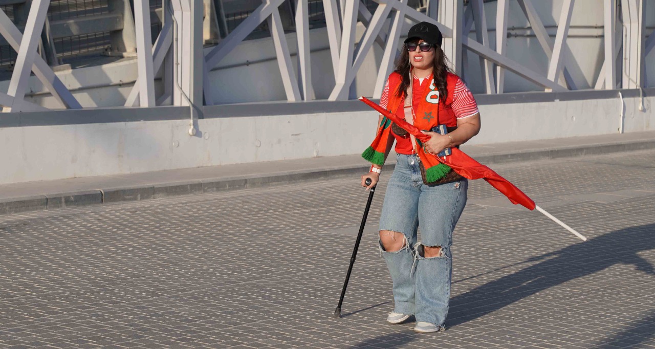 من أنصار المنتخب الوطني المغربي    تصوير/ رزقو عبد المجيد