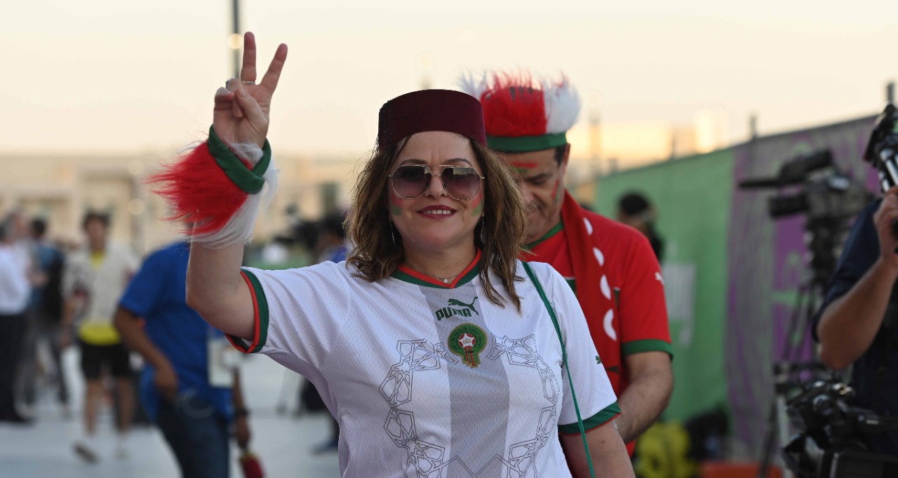 من أنصار المنتخب الوطني المغربي    تصوير/ رزقو عبد المجيد