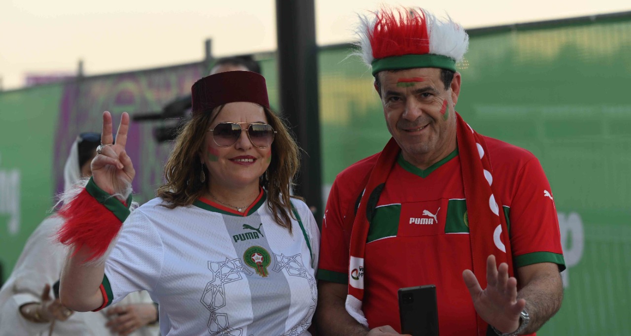 من أنصار المنتخب الوطني المغربي    تصوير/ رزقو عبد المجيد