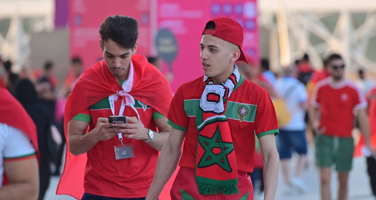 من أنصار المنتخب الوطني المغربي    تصوير/ رزقو عبد المجيد