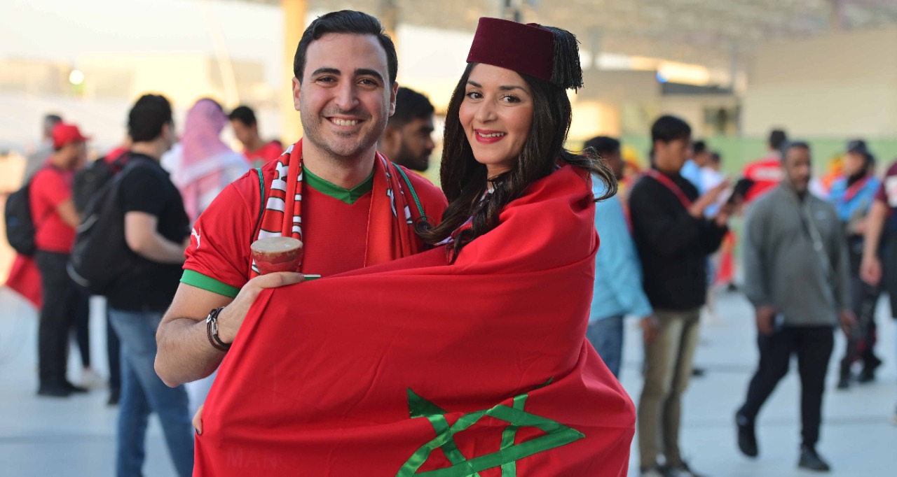 من أنصار المنتخب الوطني المغربي    تصوير/ رزقو عبد المجيد