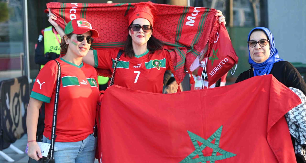 من أنصار المنتخب الوطني المغربي    تصوير/ رزقو عبد المجيد