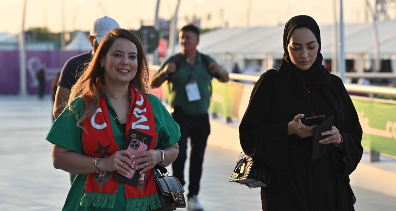 من أنصار المنتخب الوطني المغربي    تصوير/ رزقو عبد المجيد