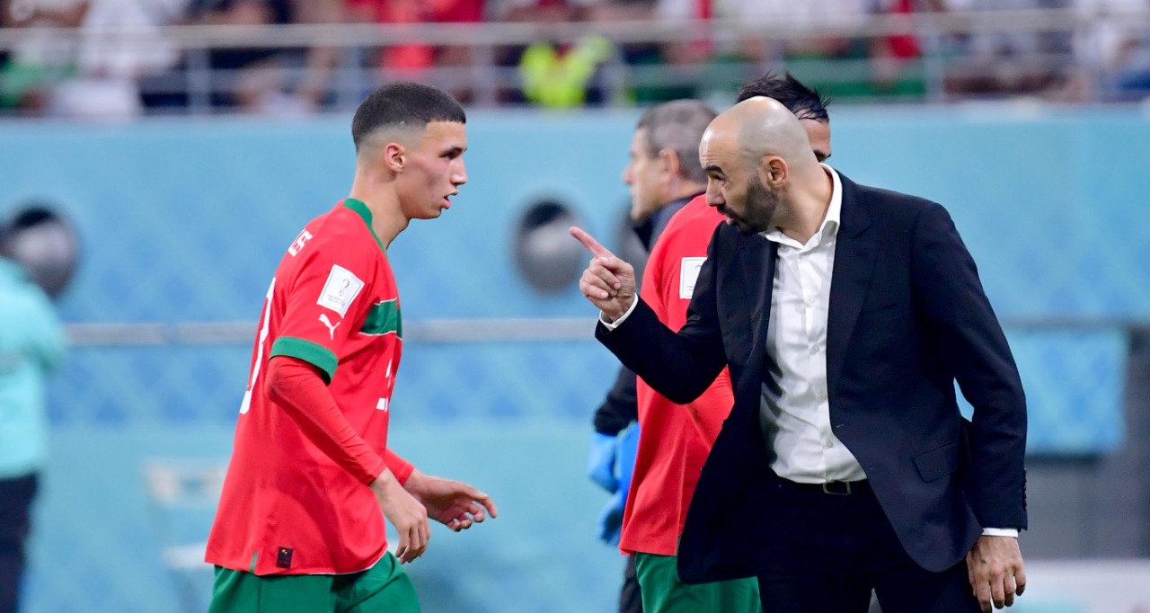 من مباراة المغرب وكرواتيا   تصوير/ رزقو عبد المجيد 