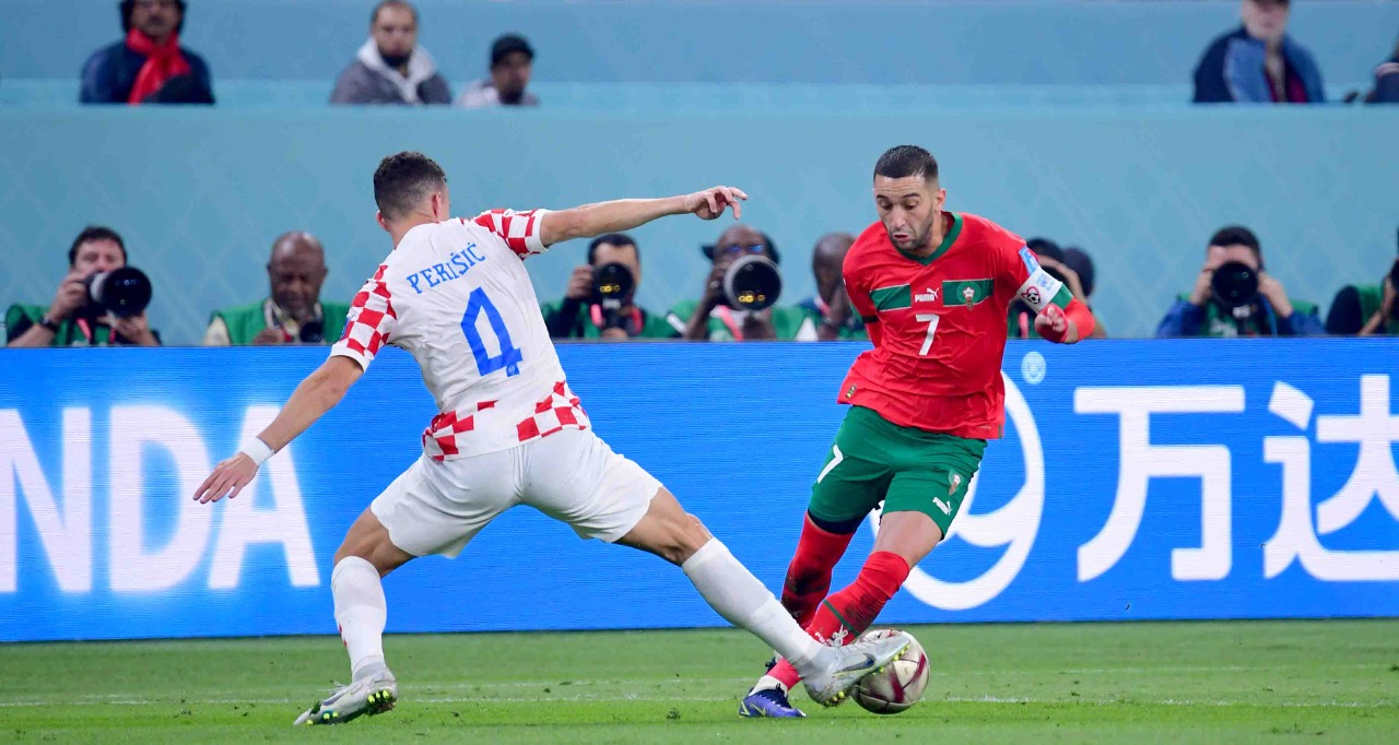 من مباراة المغرب وكرواتيا   تصوير/ رزقو عبد المجيد 