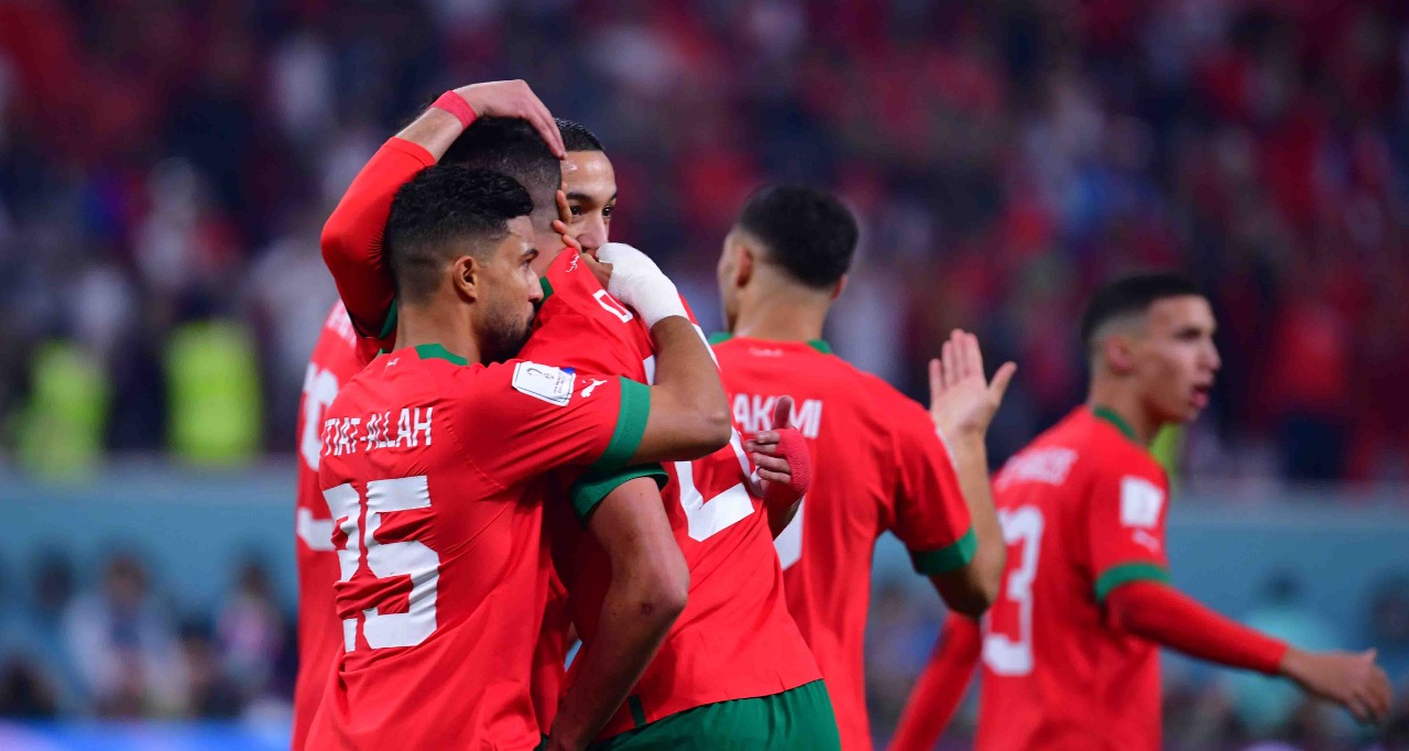 من مباراة المغرب وكرواتيا   تصوير/ رزقو عبد المجيد