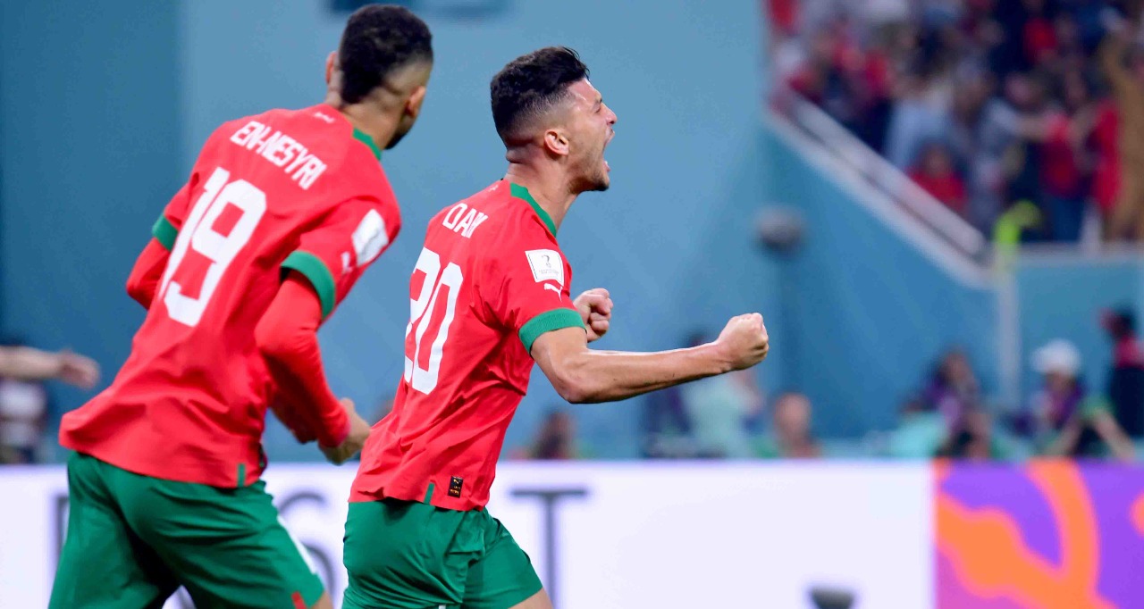 من مباراة المغرب وكرواتيا   تصوير/ رزقو عبد المجيد