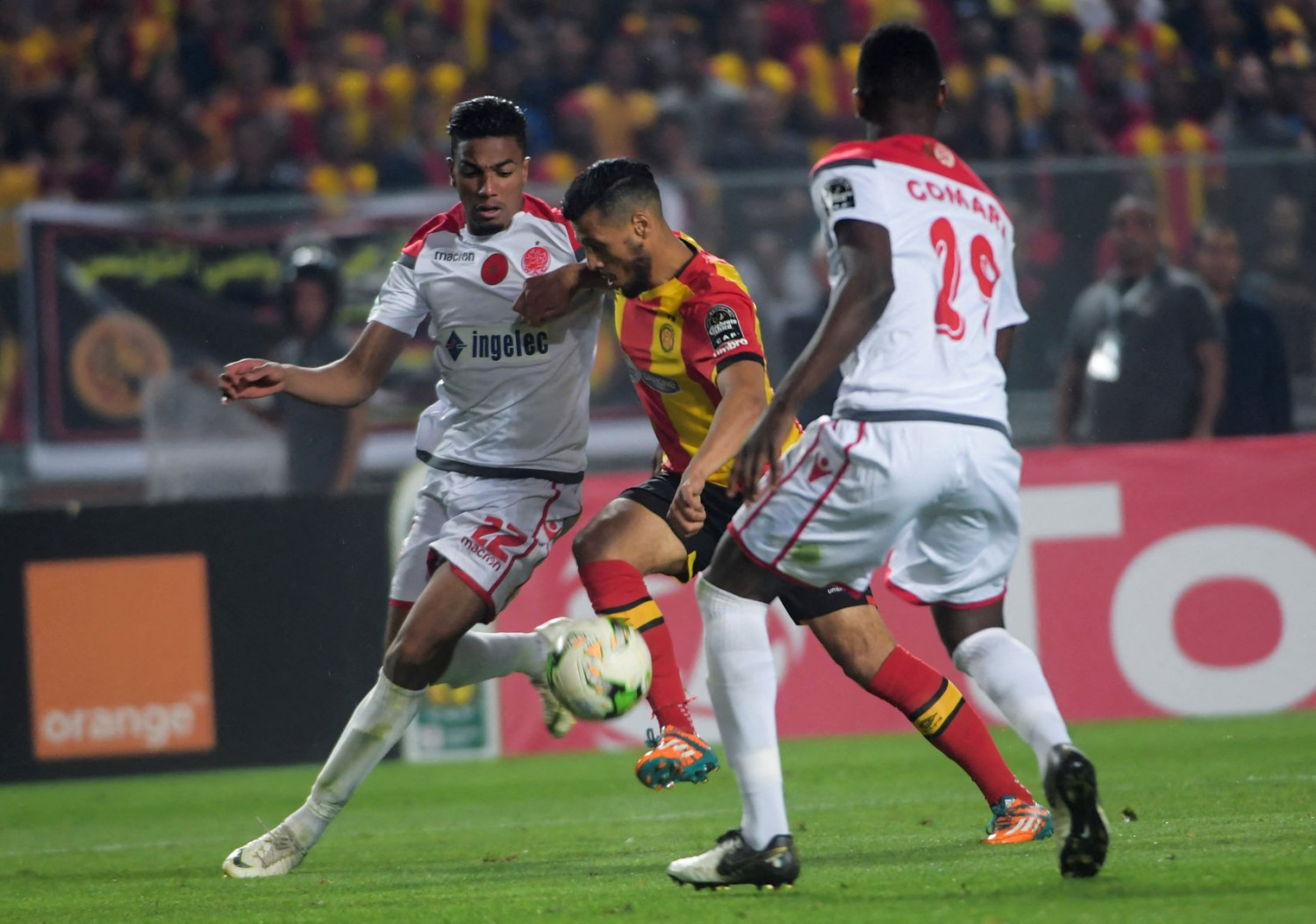 match between Tunisia's Esperance sportive de Tunis and Morocco's Wydad Athletic