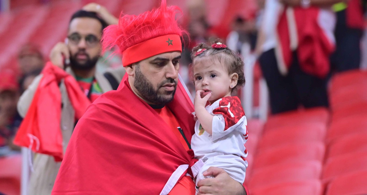 بعض الجماهير المغربية الحاضرة لمباراة الأسود وفرنسا    تصوير/ رزقو عبد المجيد 
