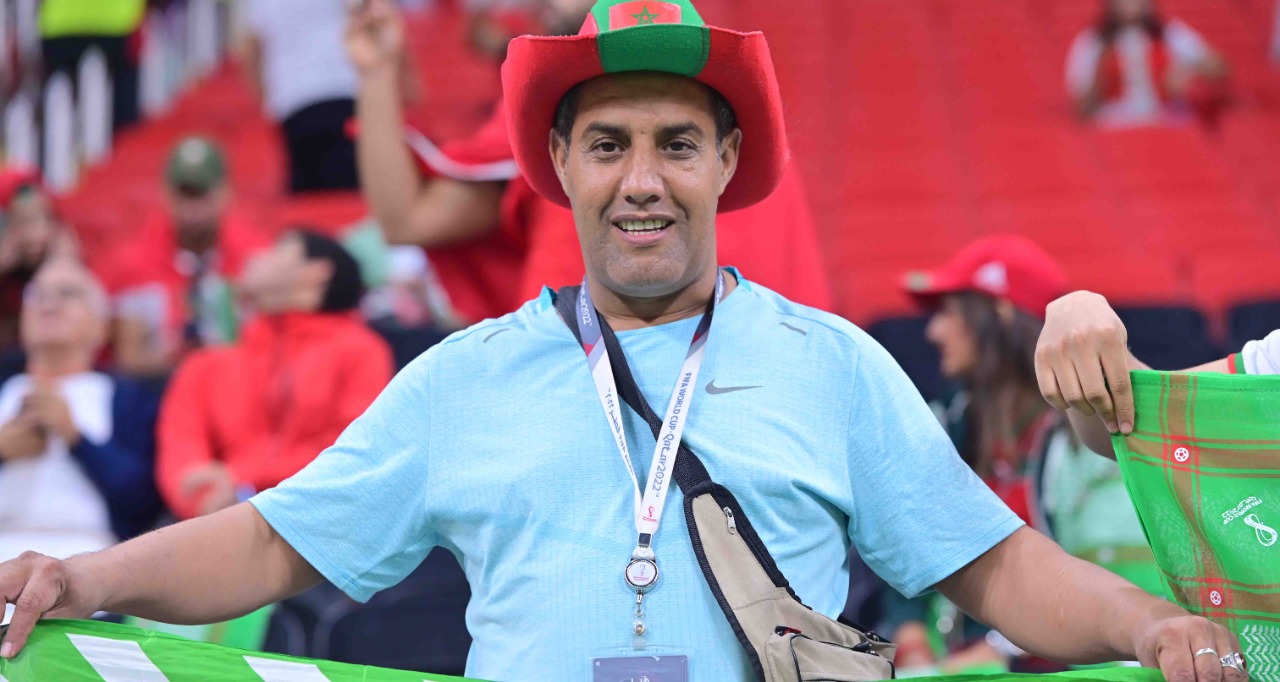 بعض الجماهير المغربية الحاضرة لمباراة الأسود وفرنسا    تصوير/ رزقو عبد المجيد 