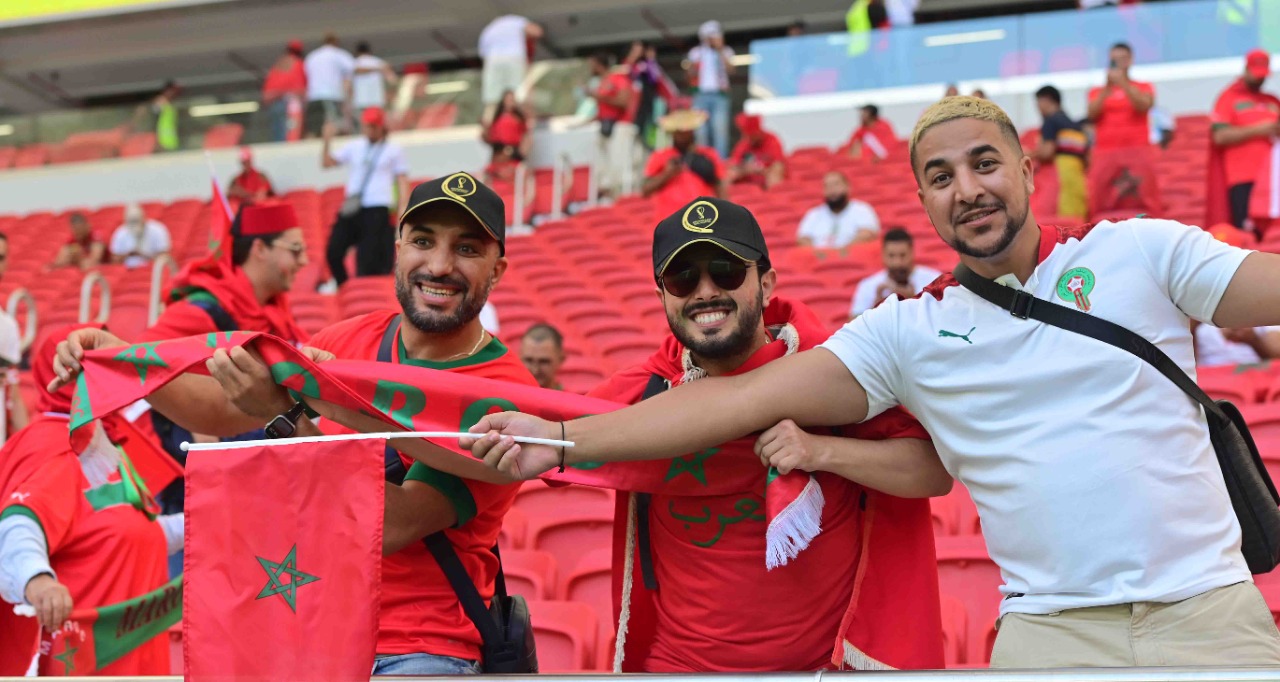 من الجماهير الحاضرة لدعم الأسود أمام بلجيكا    تصوير/ رزقو عبد المجيد