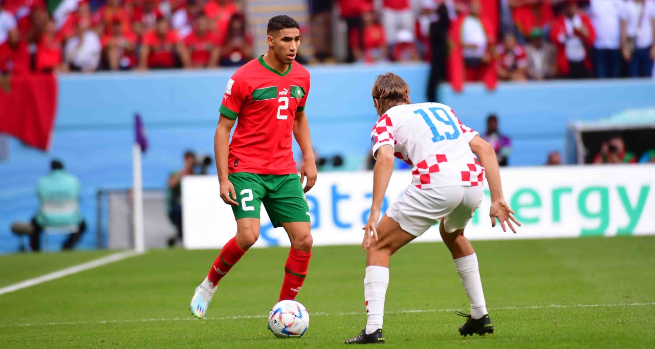  من مباراة المغرب وكرواتيا     تصوير/ رزقو عبد المجيد