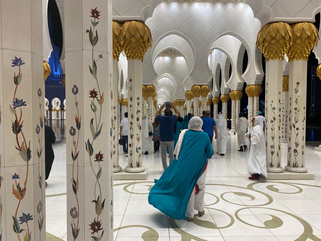 La mosquée Sheikh Zayed à Abou Dhabi