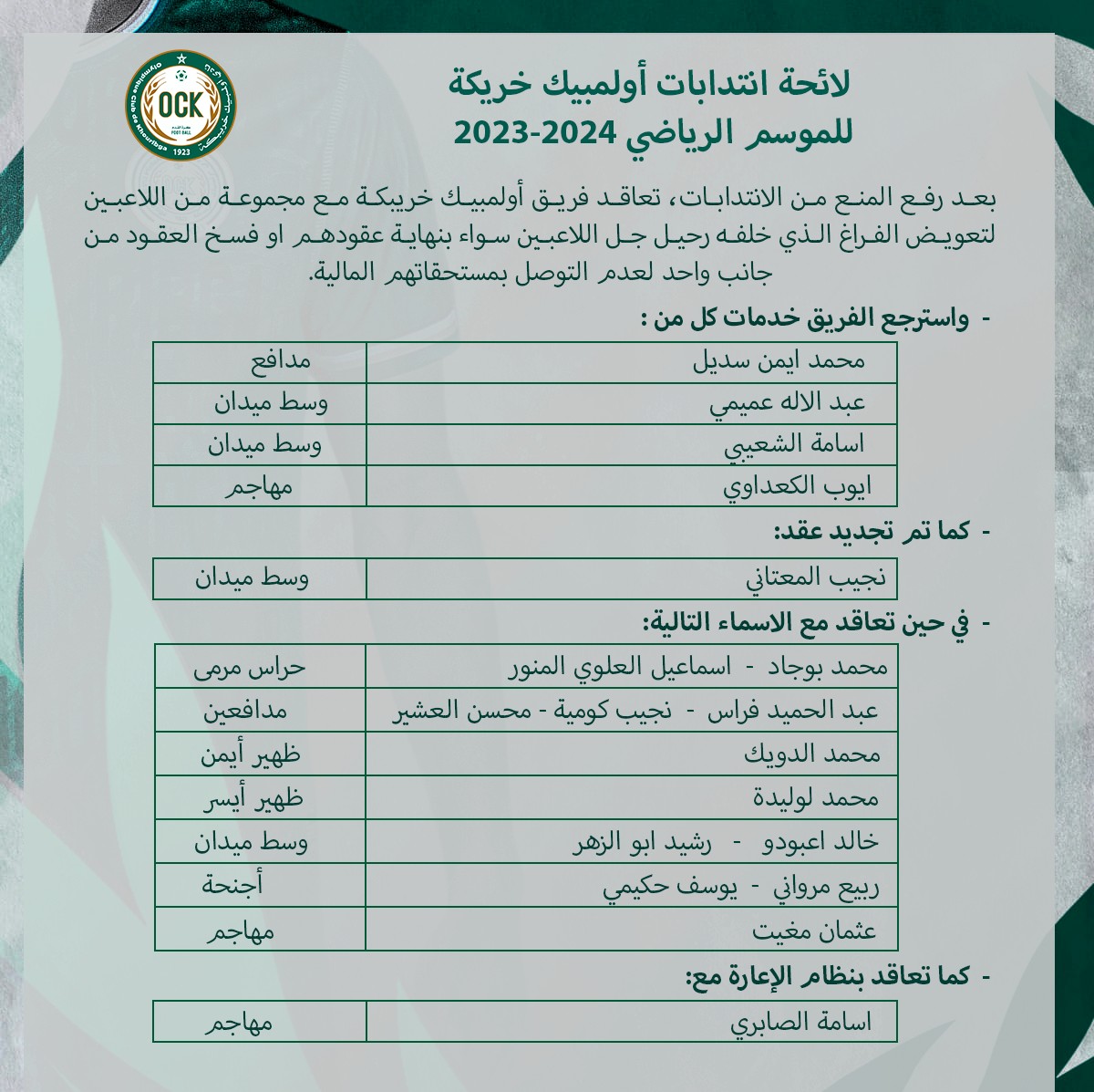 Olympique Club Khouribga