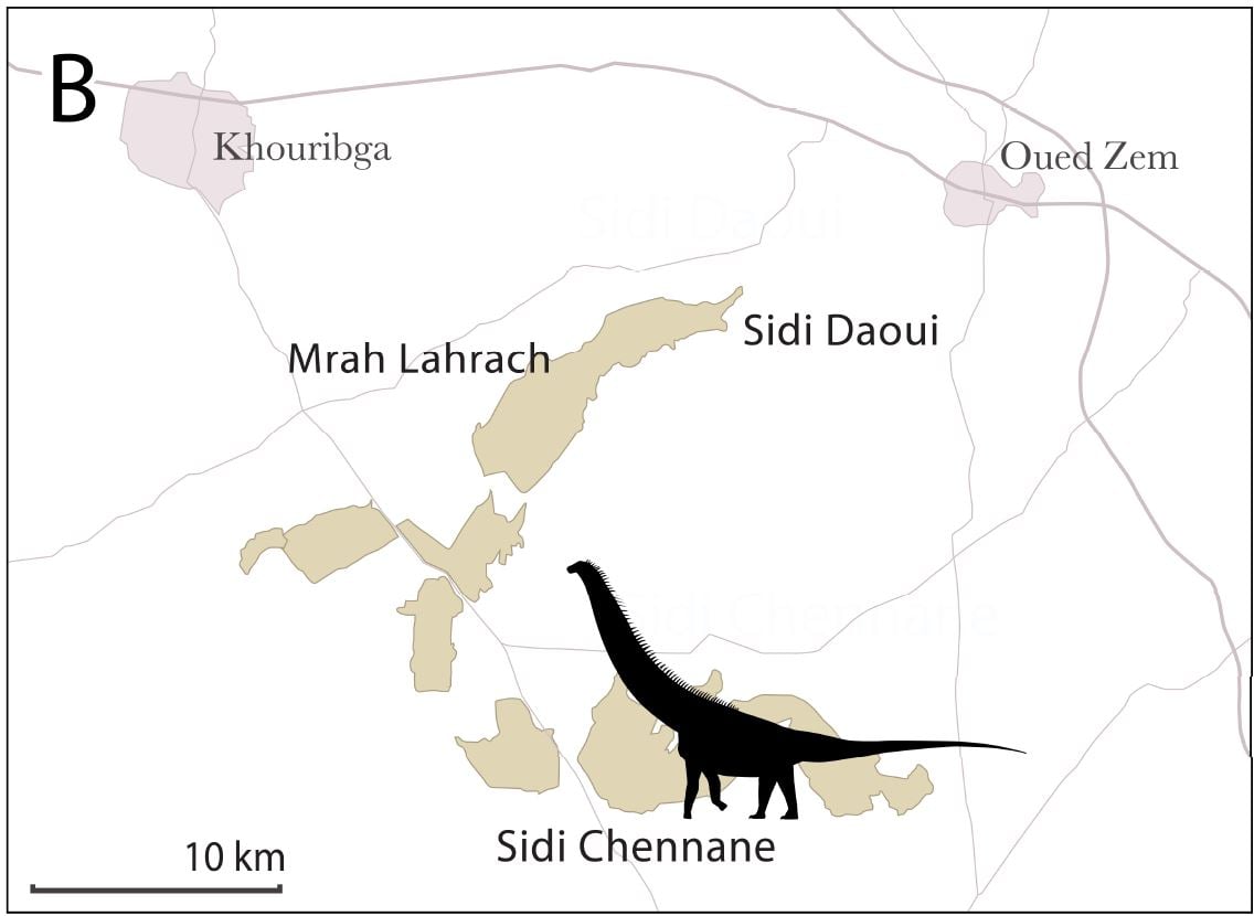 la zone de Sidi Chennane dans le bassin des Ouled Abdoun