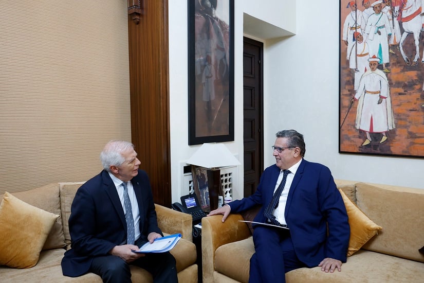 Aziz Akhannouch et Josep Borell