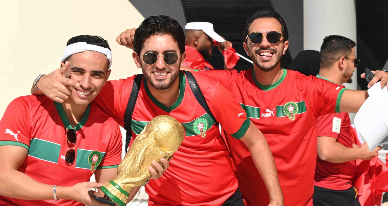 Les supporters au Qatar