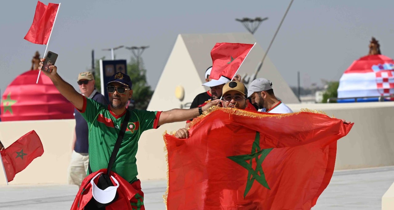 Les supporters marocains au Qatar
