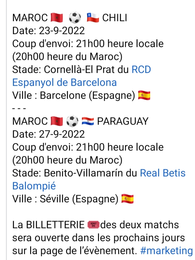 équipe du maroc de football