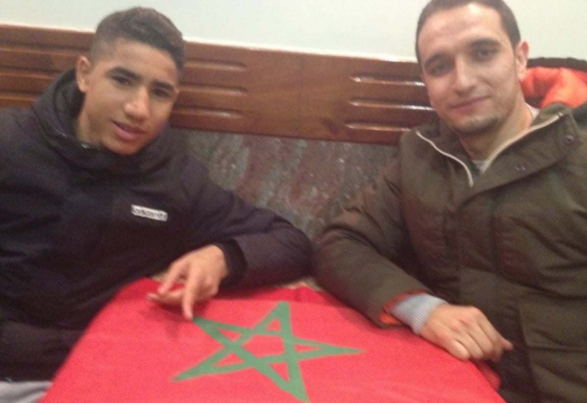 Rabie Takassa et Achraf Hakimi (DR)