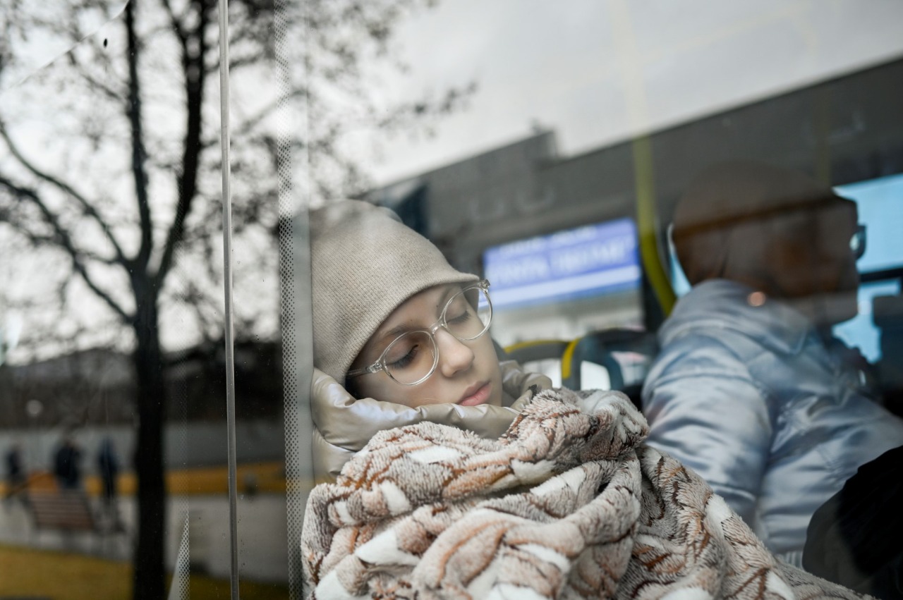Réfugiée ukrainienne 