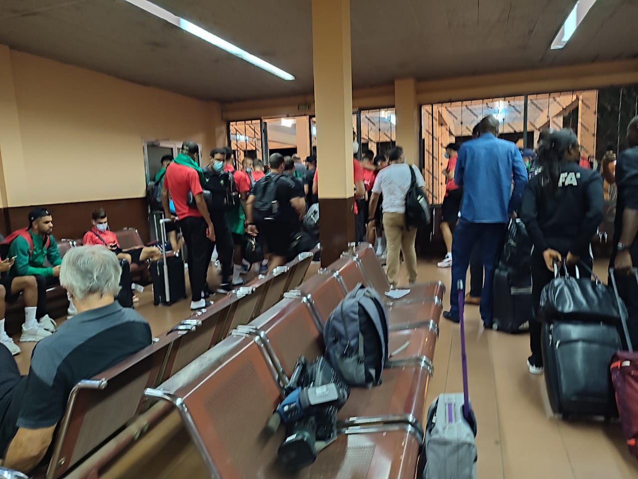 L'équipe nationale sur le chemin du retour au Maroc