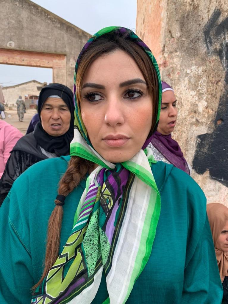 الممثلة سحر الصديقي في فيلم "الوترة"
